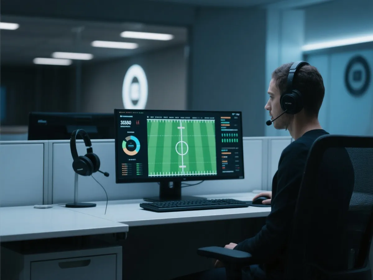 在线支持与数据分析示意